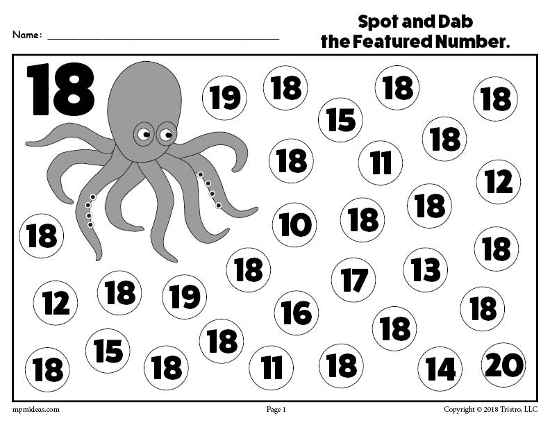 Number eighteen do