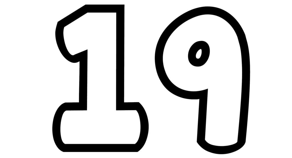 Free printable number bubble letters bubble number