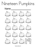 Number coloring pages