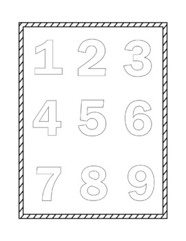 Number coloring sheets number coloring worksheets for kids counting to