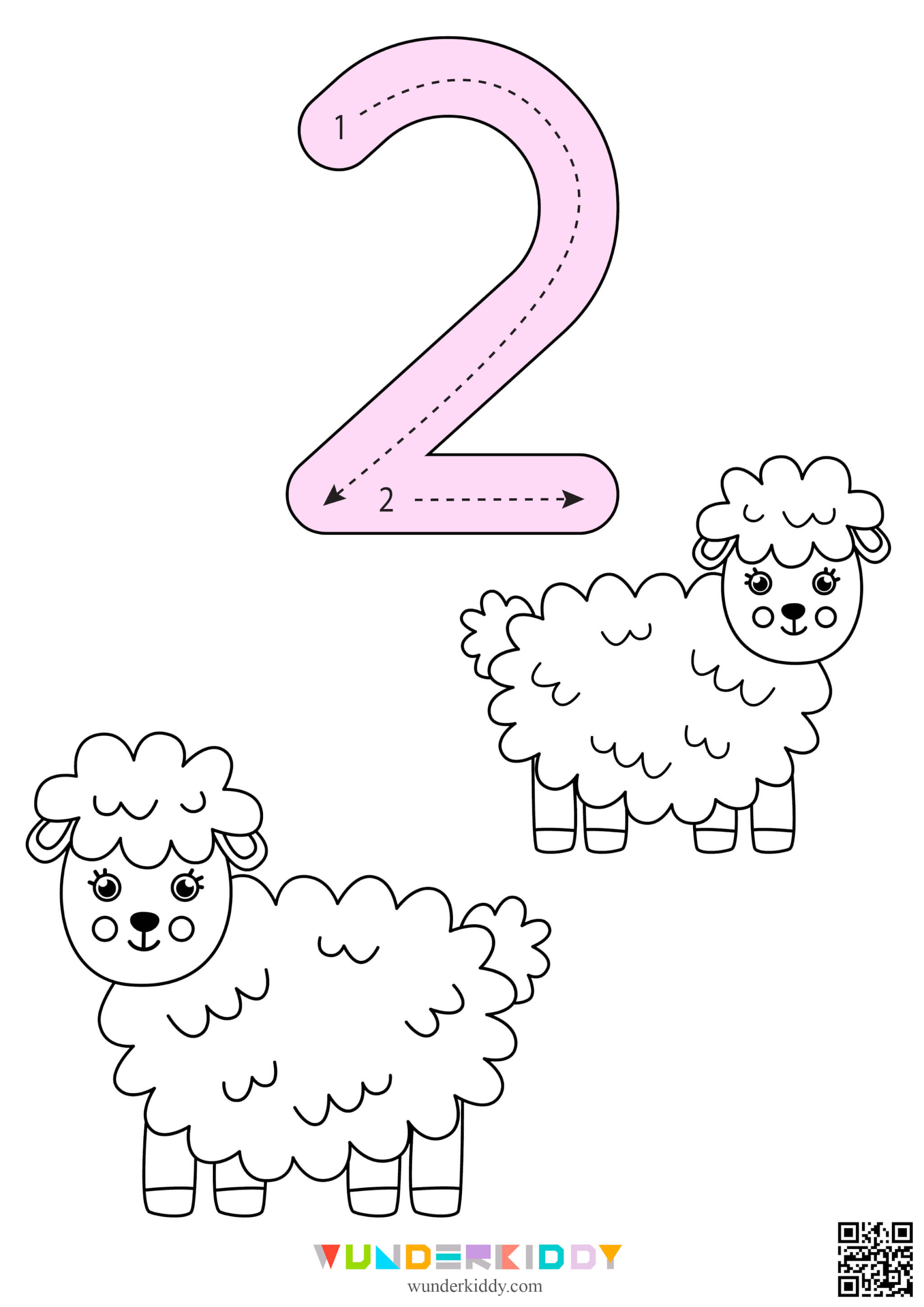Count and color worksheets â printable number coloring pages pdf