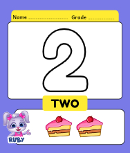 Number coloring sheet color number printable worksheet