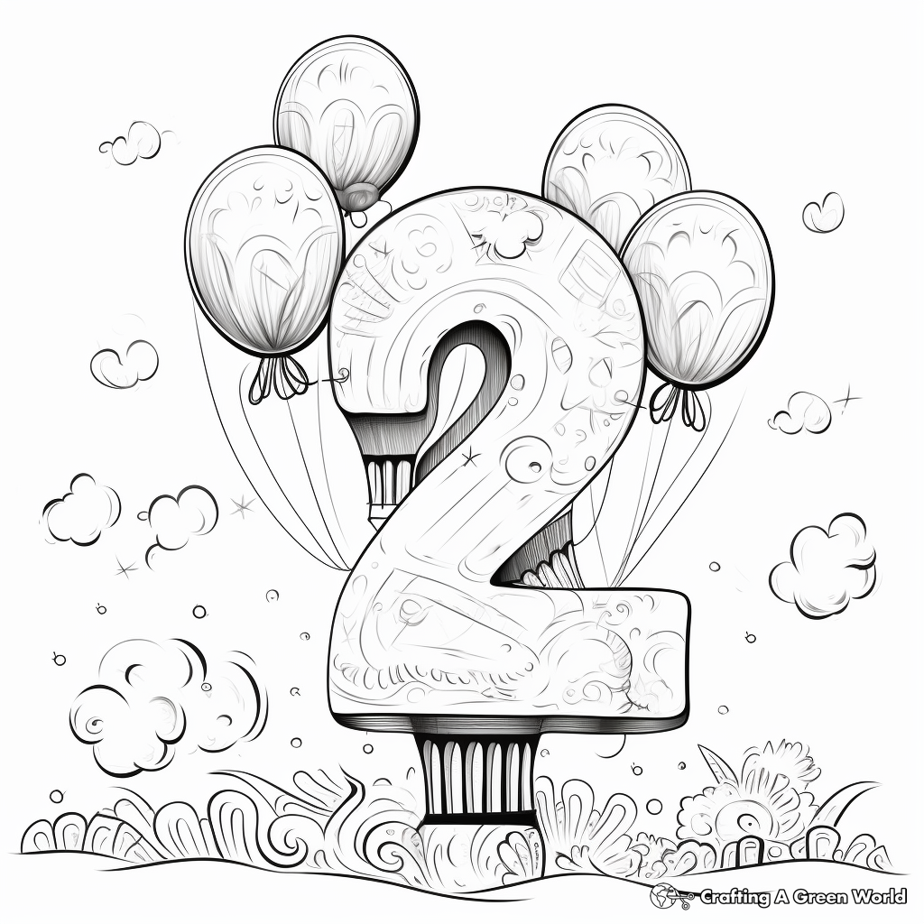 Number coloring pages
