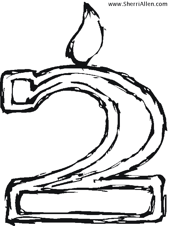 Free numbers coloring pages from