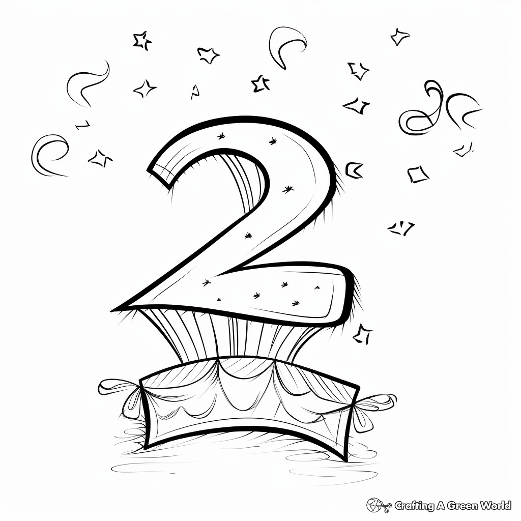Number coloring pages