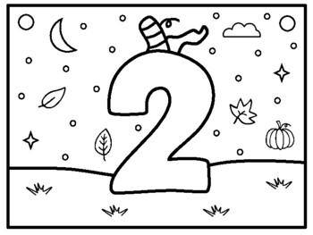 Number pumpkin coloring pages book for kids by happy coloring book