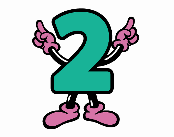 Colored page number painted by user not registered