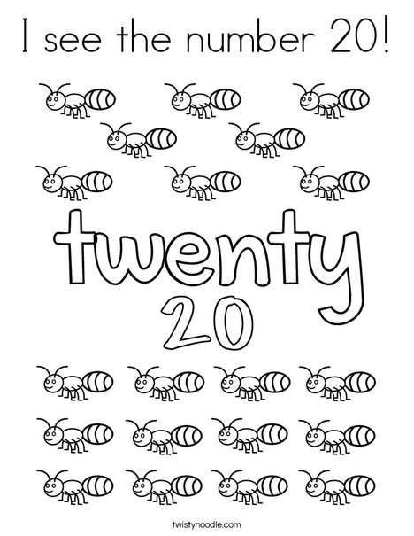 I see the number coloring page