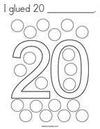 Number coloring pages
