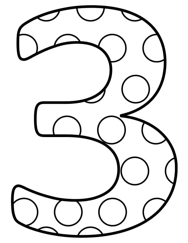 Printable number fãrbung seite