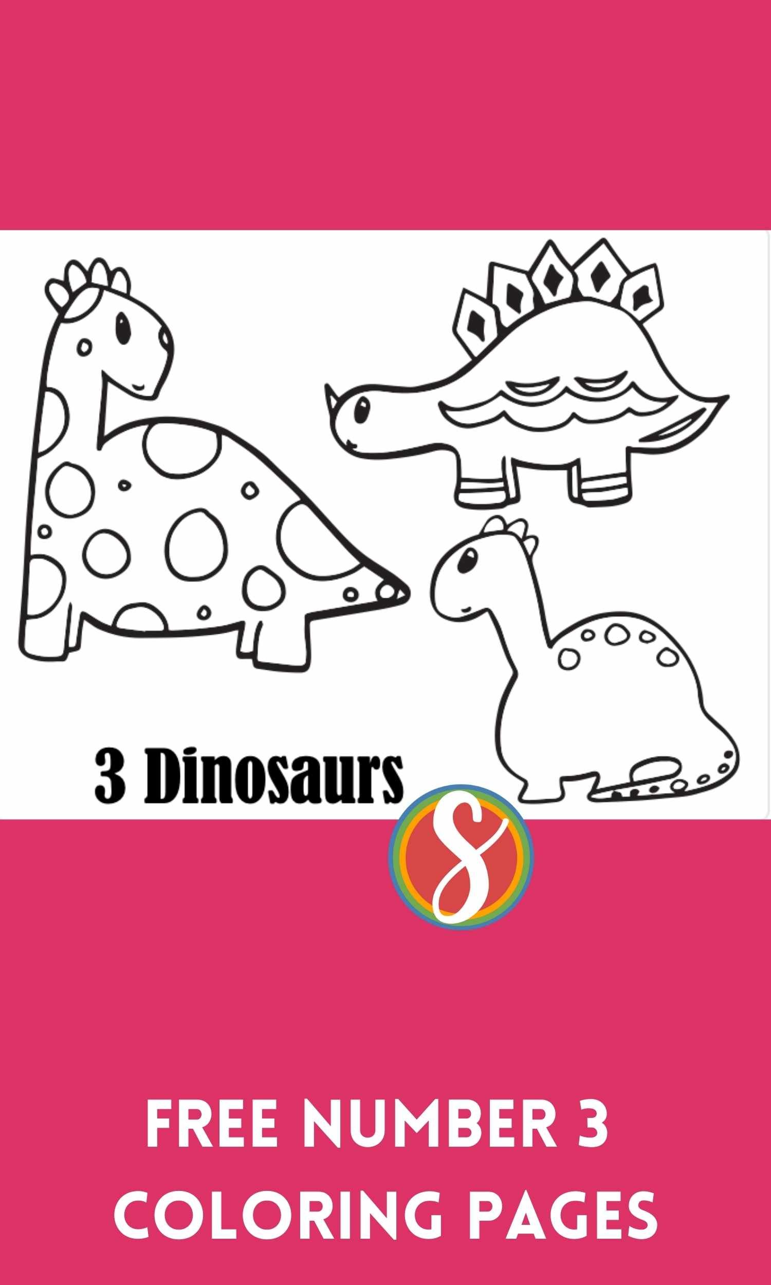 Free number coloring pages â stevie doodles