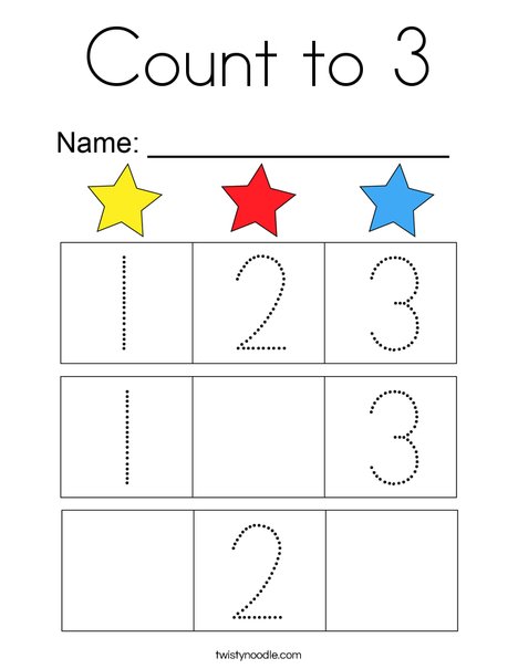 Count to coloring page