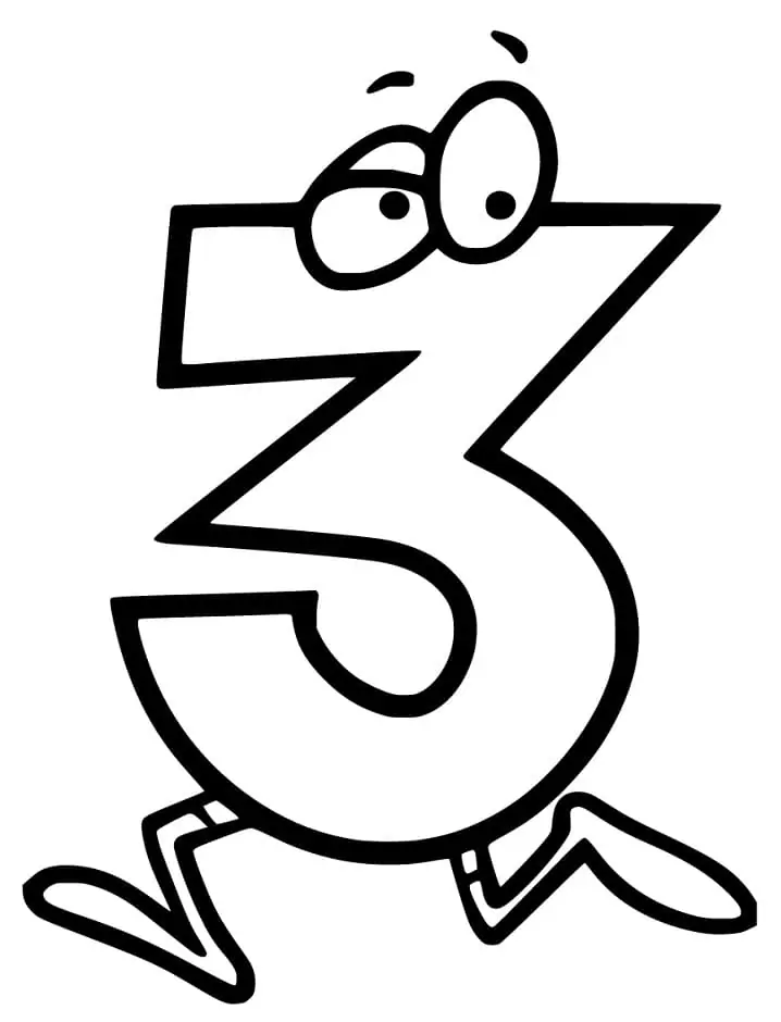 Number malvorlagen