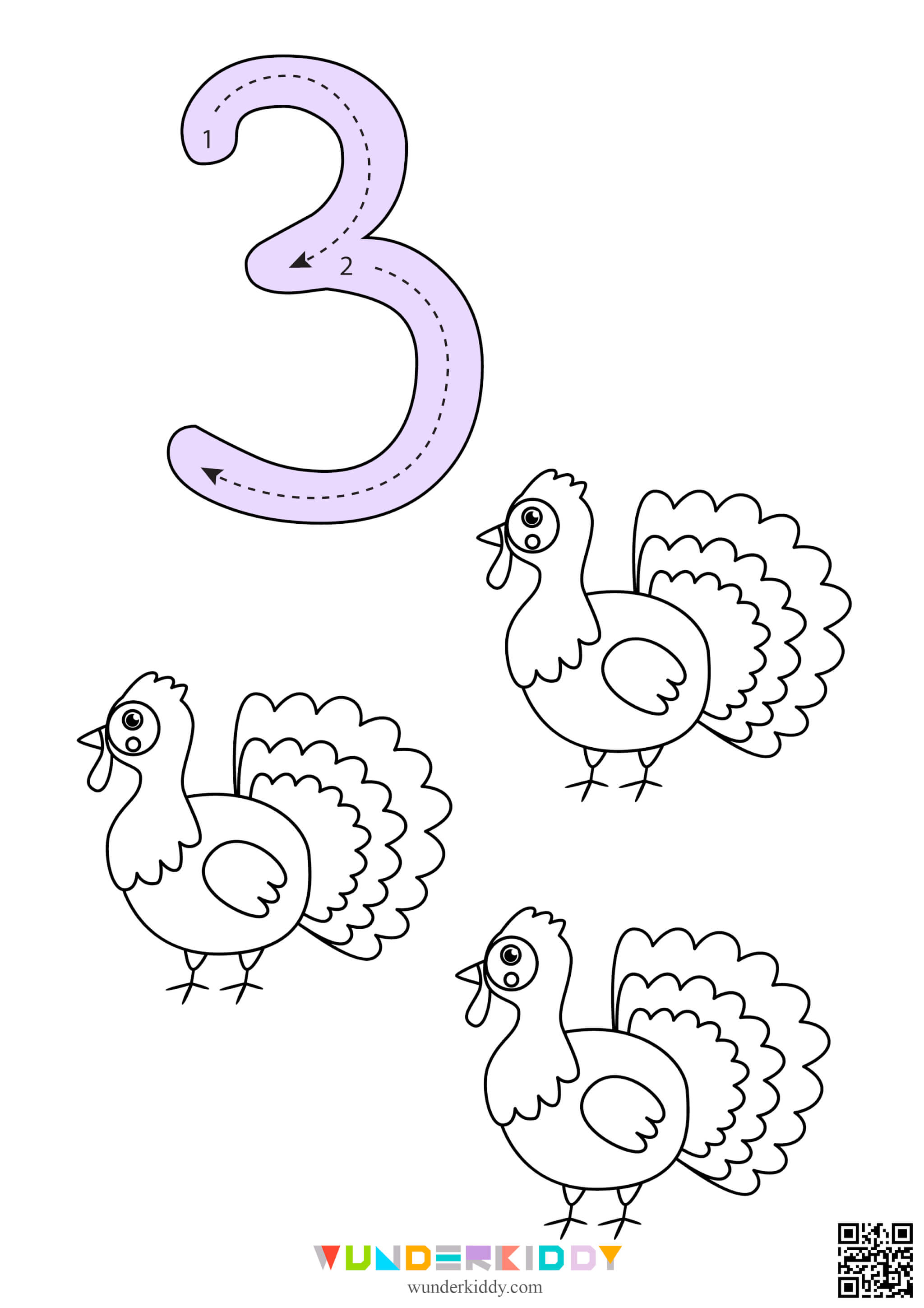 Count and color worksheets â printable number coloring pages pdf