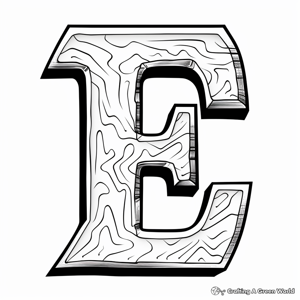 Alphabet for kindergarten coloring pages