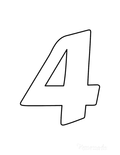 Free printable numbers for crafts