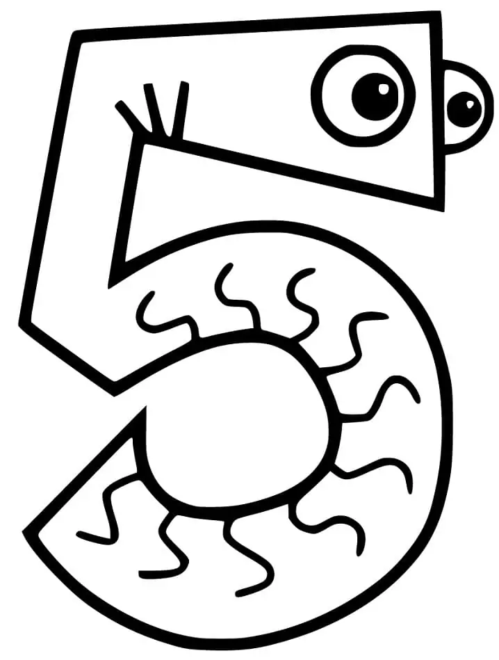 Number malvorlagen
