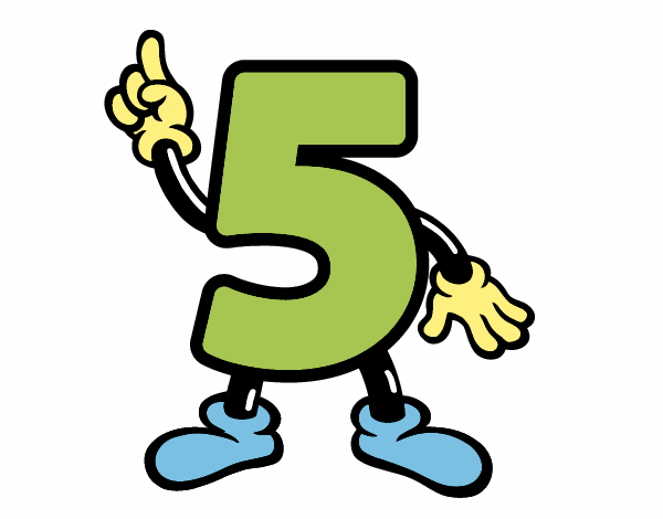 Colored page number painted by user not registered