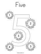 Number coloring pages