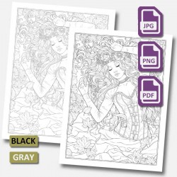 Pack coloring pages
