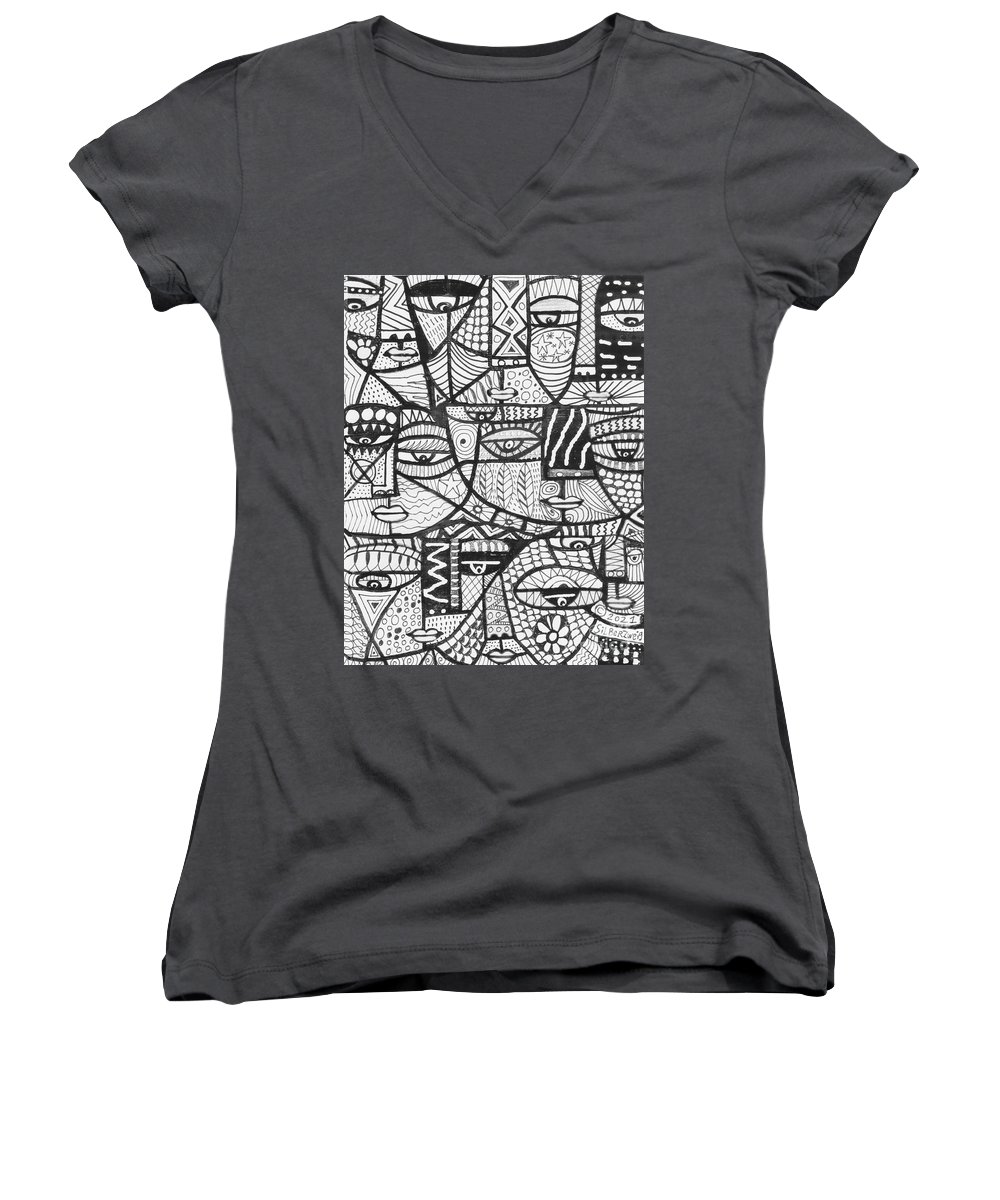United global faces coloring page womens v