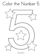 Number coloring pages
