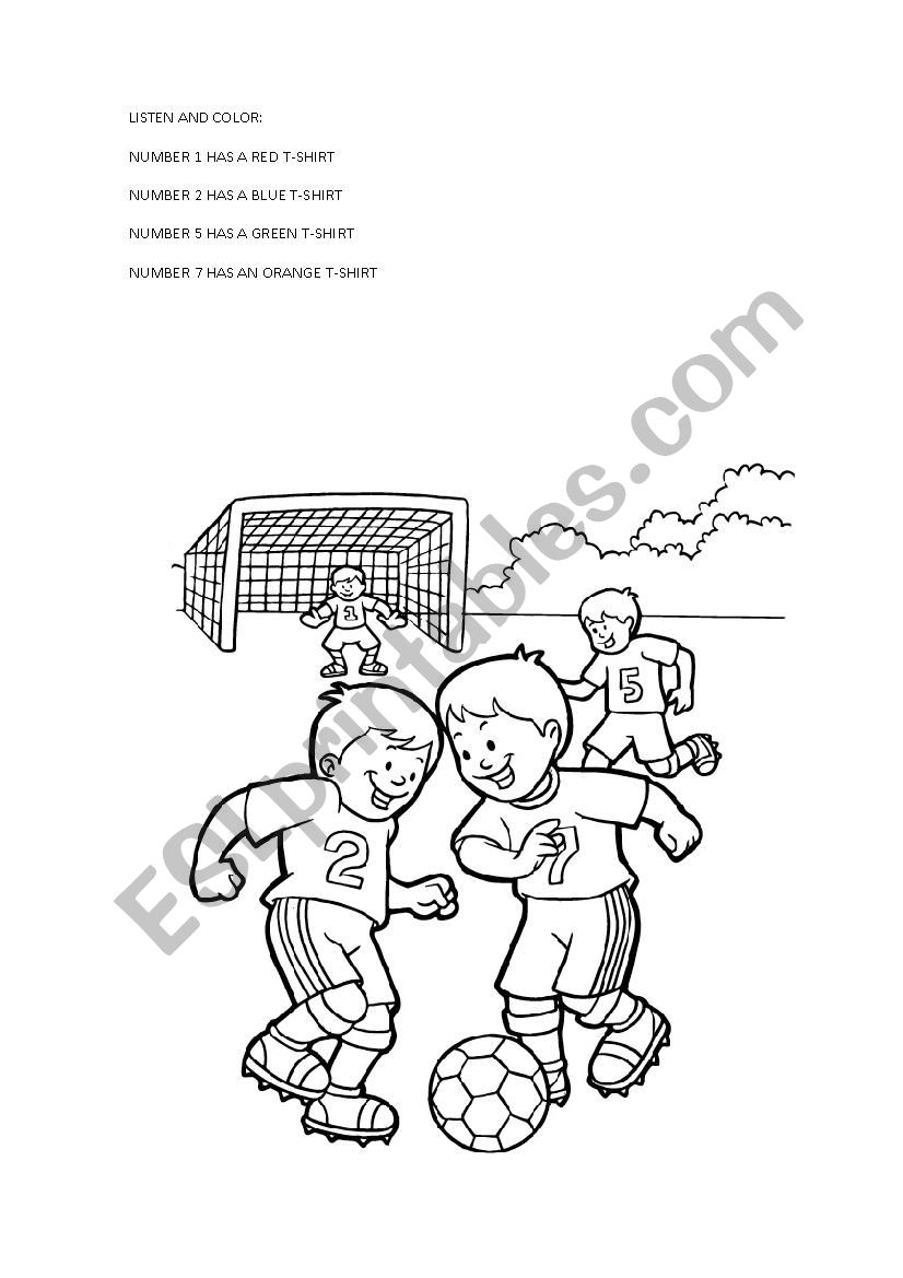 World cup coloring page