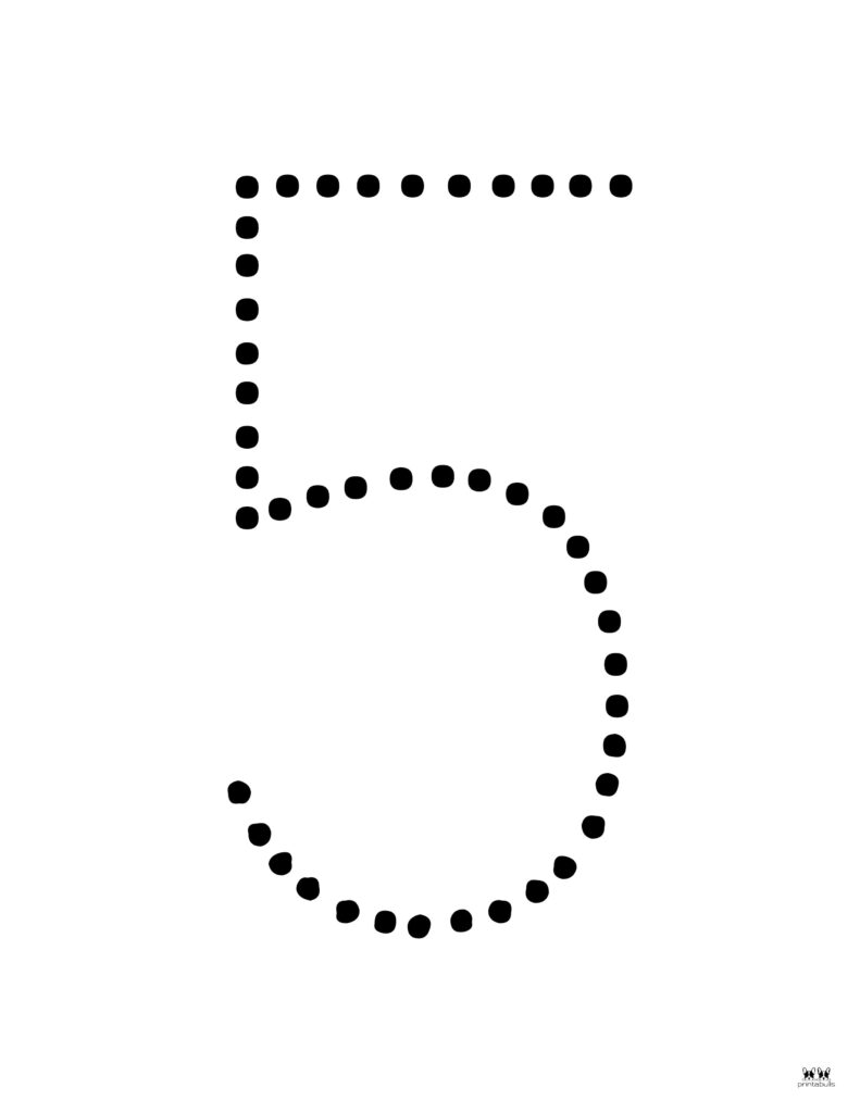 Number tracing worksheets