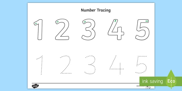 Number tracing