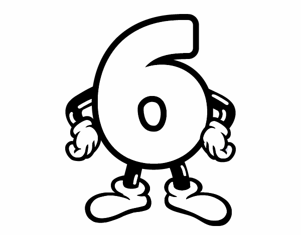 Colored page number painted by user not registered