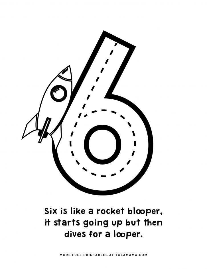 Free cute number coloring pages for fun learning