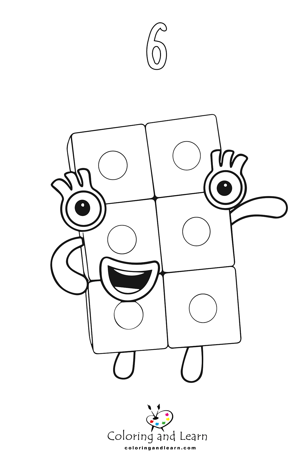 Numberblocks coloring pages