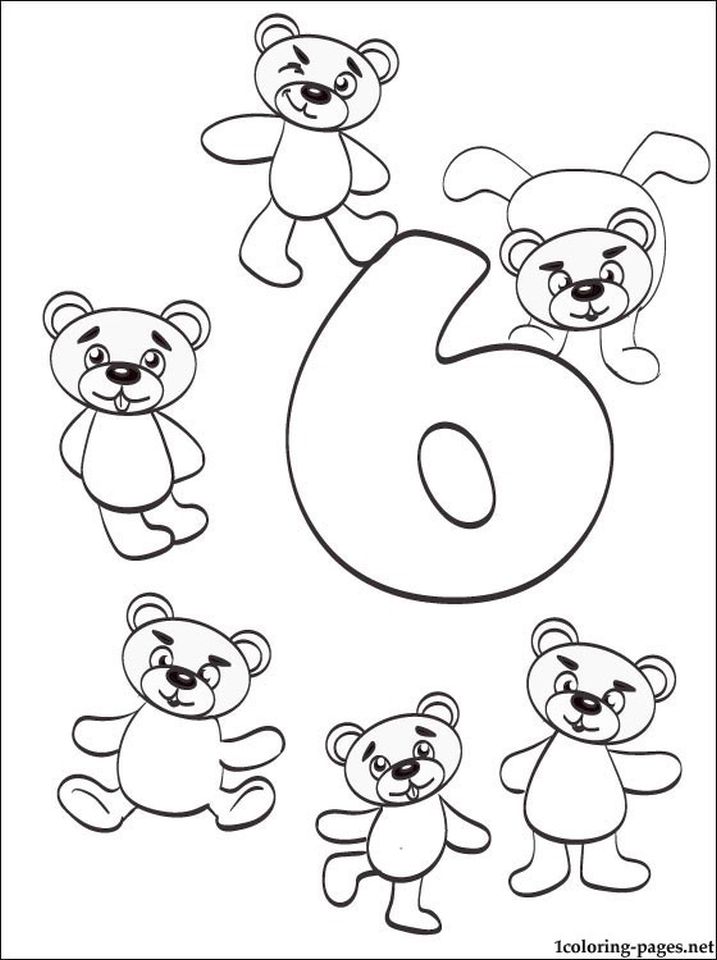 Get this number coloring page