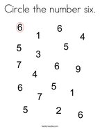 Number coloring pages