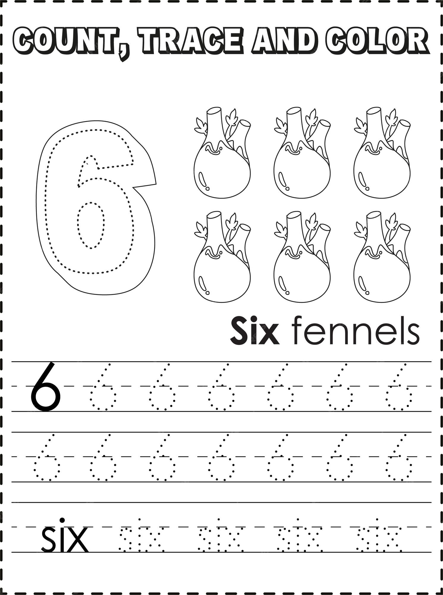 Printable number colori pages for early learners off
