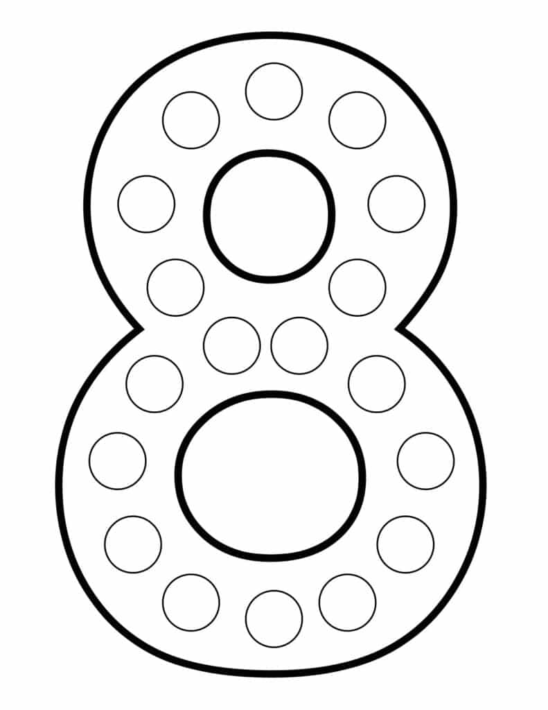 Free number worksheets for preschool â the hollydog blog