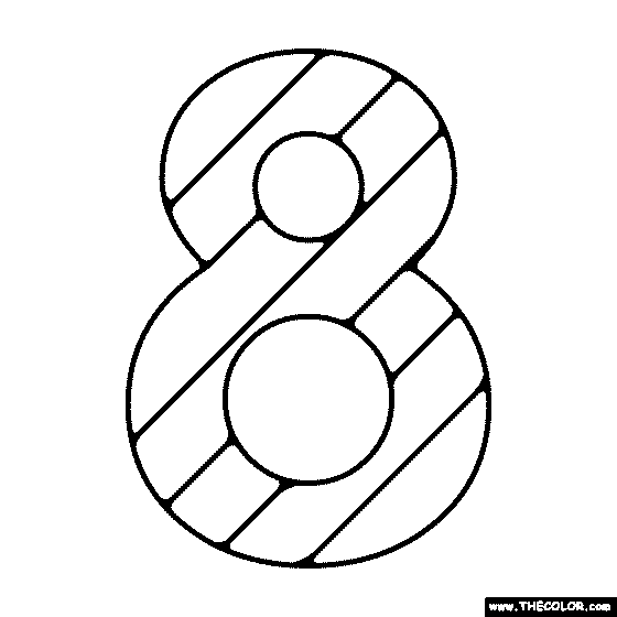 Nubers online coloring pages