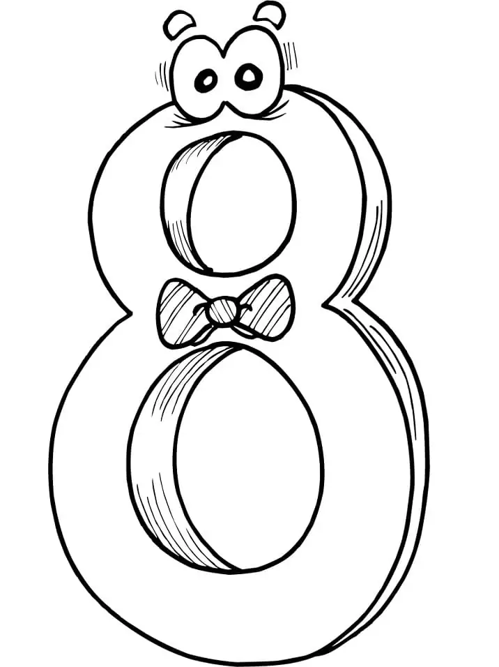 Number malvorlagen