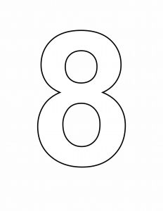 Large printable numbers
