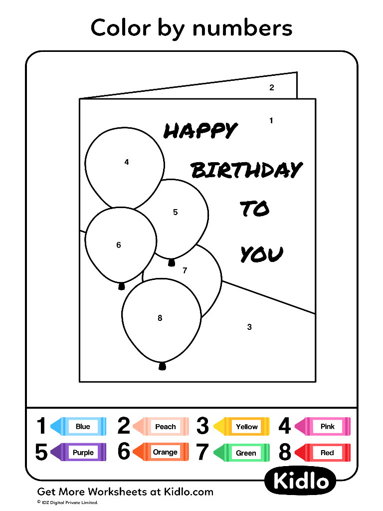 Color by numbers