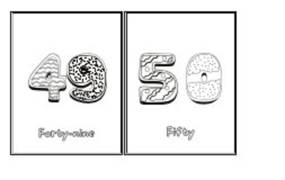 Coloring pages numbers party games homeschool printable