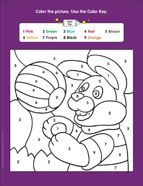 Sporty rabbit numbers â color