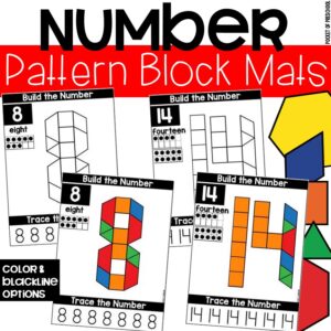 Pattern block number mats