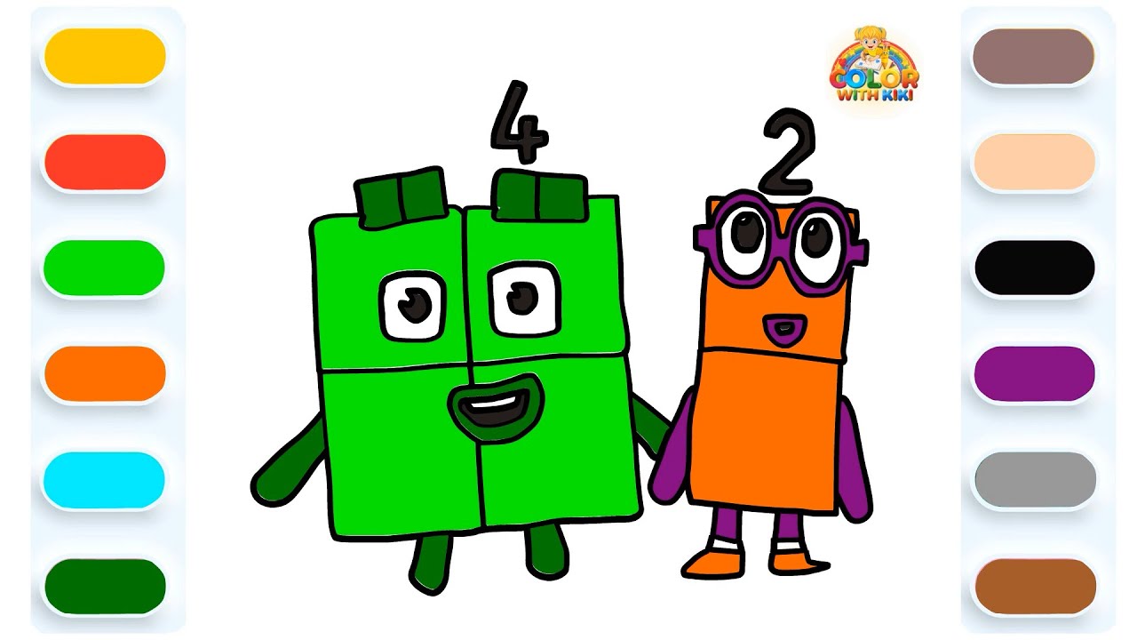 Learn to draw number blocks