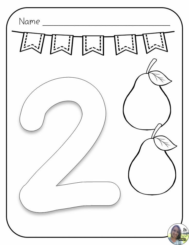 Number coloring pages