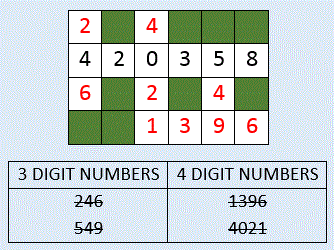 Number fill in puzzles