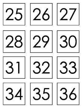 Free number cards math number cards number cards printable flash cards