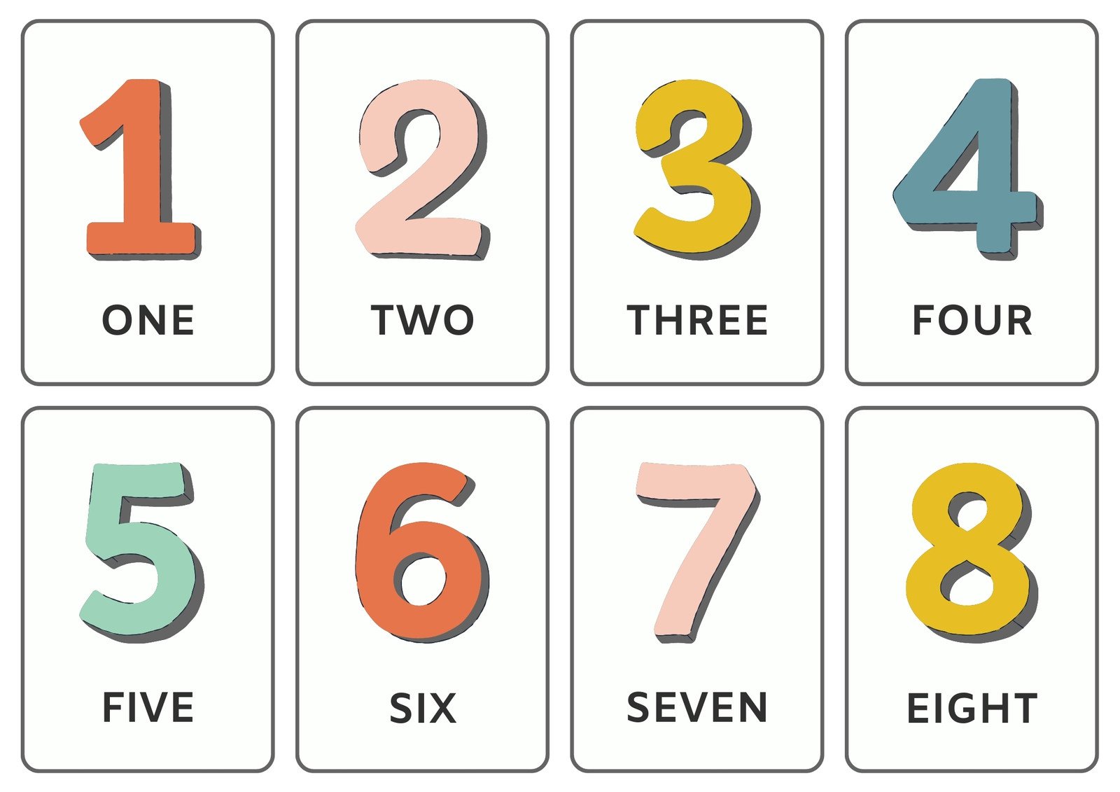 Free printable flashcard templates you can customize