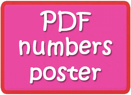 Number flashcards