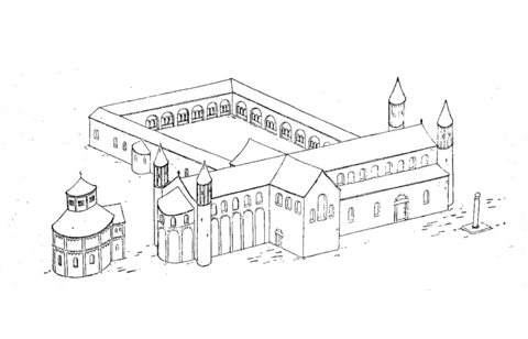 St martin und bonner munster rekonstruktion um coloring page free printable coloring pages